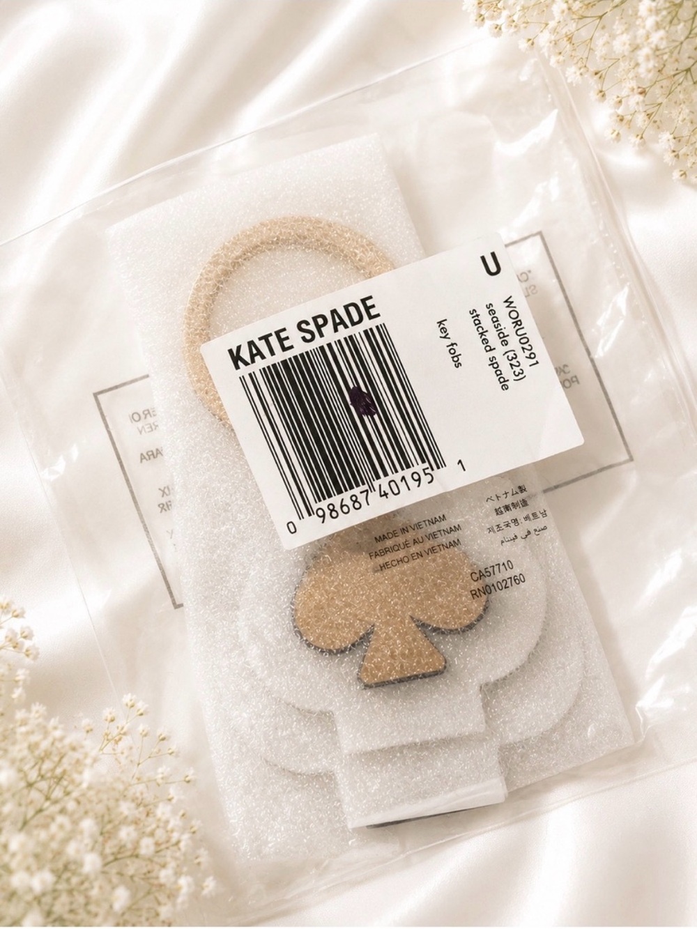 Kate Spade Seaside Stacked
Spade Keyfob Chain Keychain Bag
Charm - NWT - Picture 3 of 12